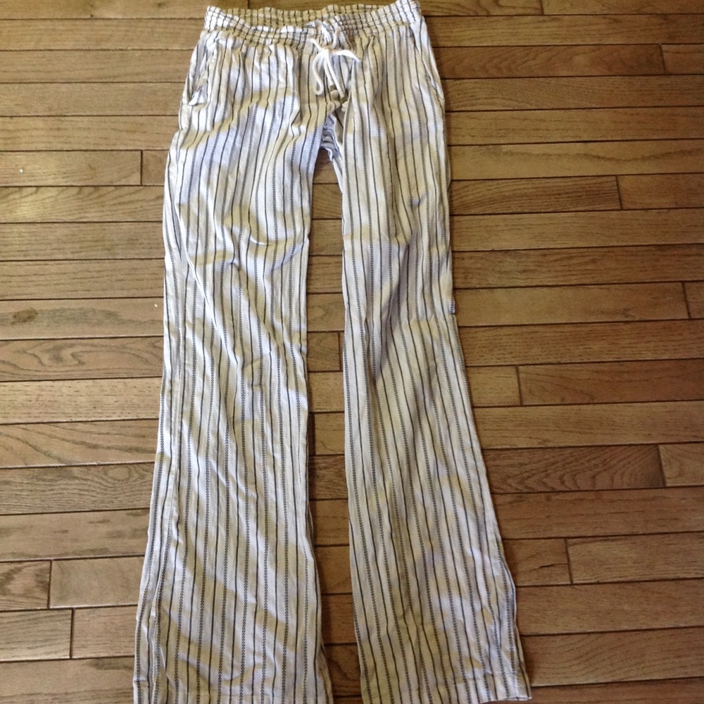 Volcom cotton stripe pants size small